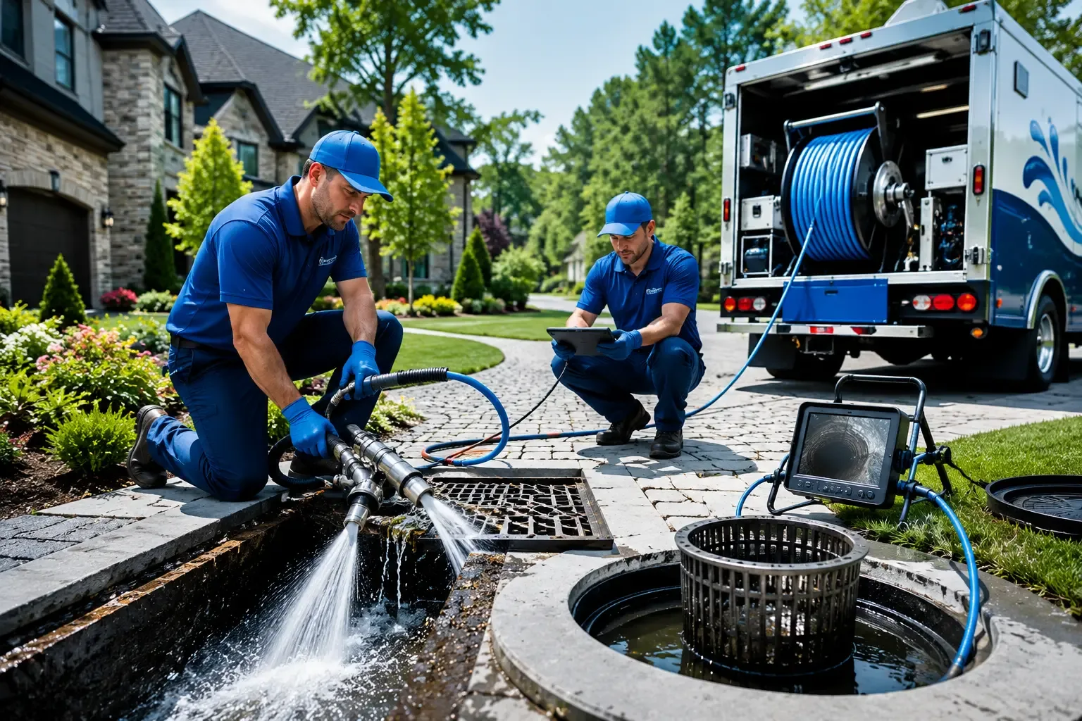 Local outdoor drain cleaning professionals in Warrington, PA